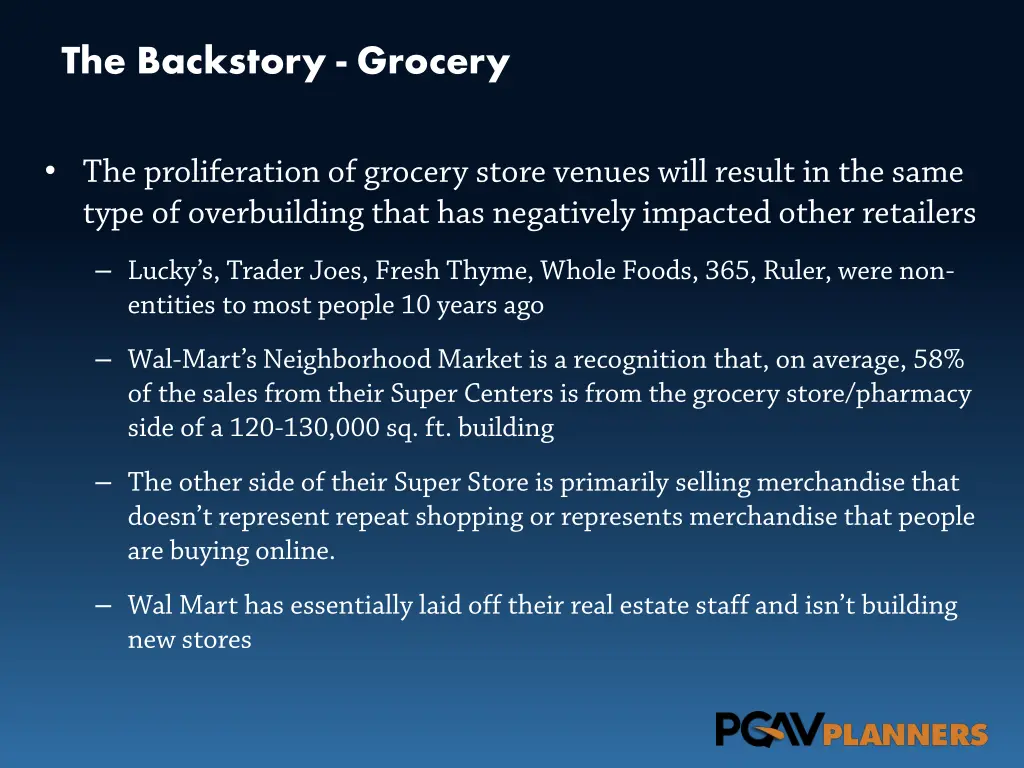 the backstory grocery