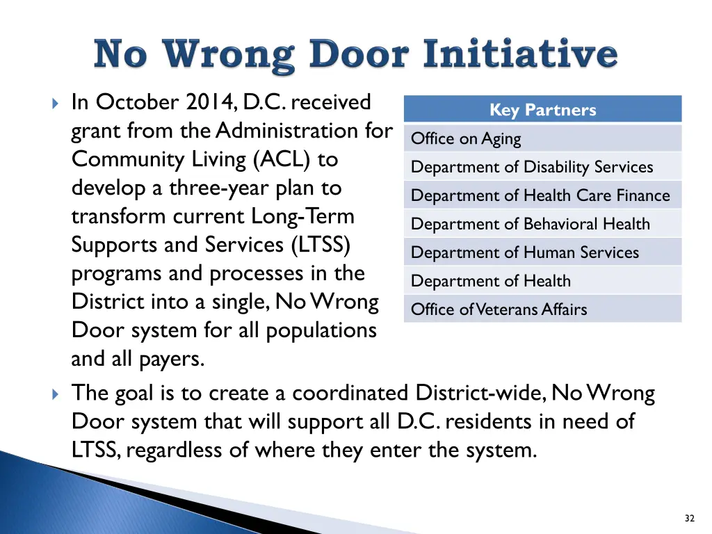 in october 2014 d c received grant from