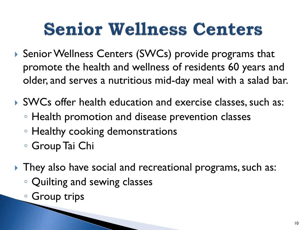 senior wellness centers swcs provide programs