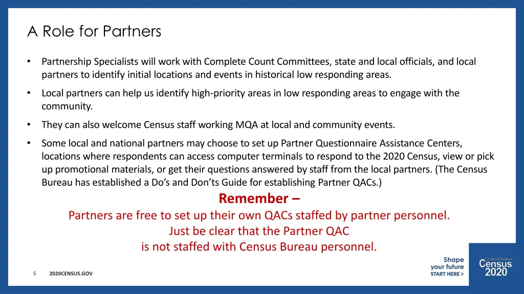 a role for partners