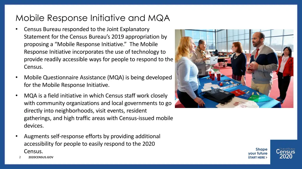 mobile response initiative and mqa