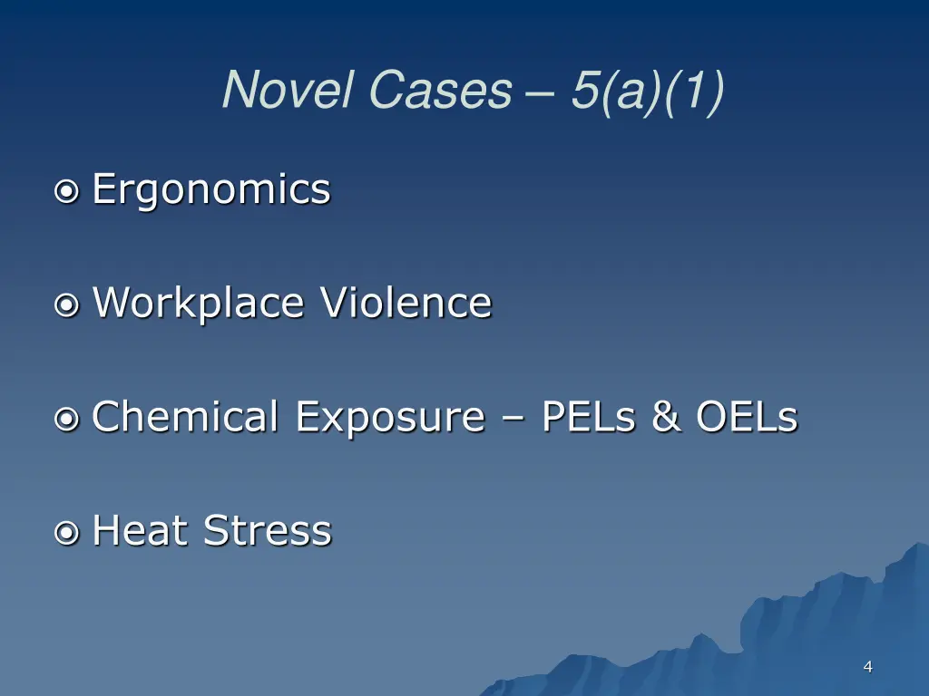 novel cases 5 a 1