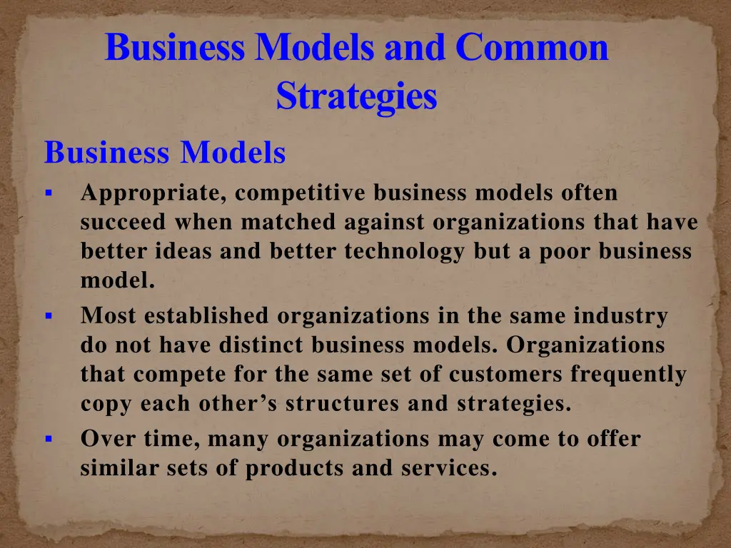 business models and common strategies 14