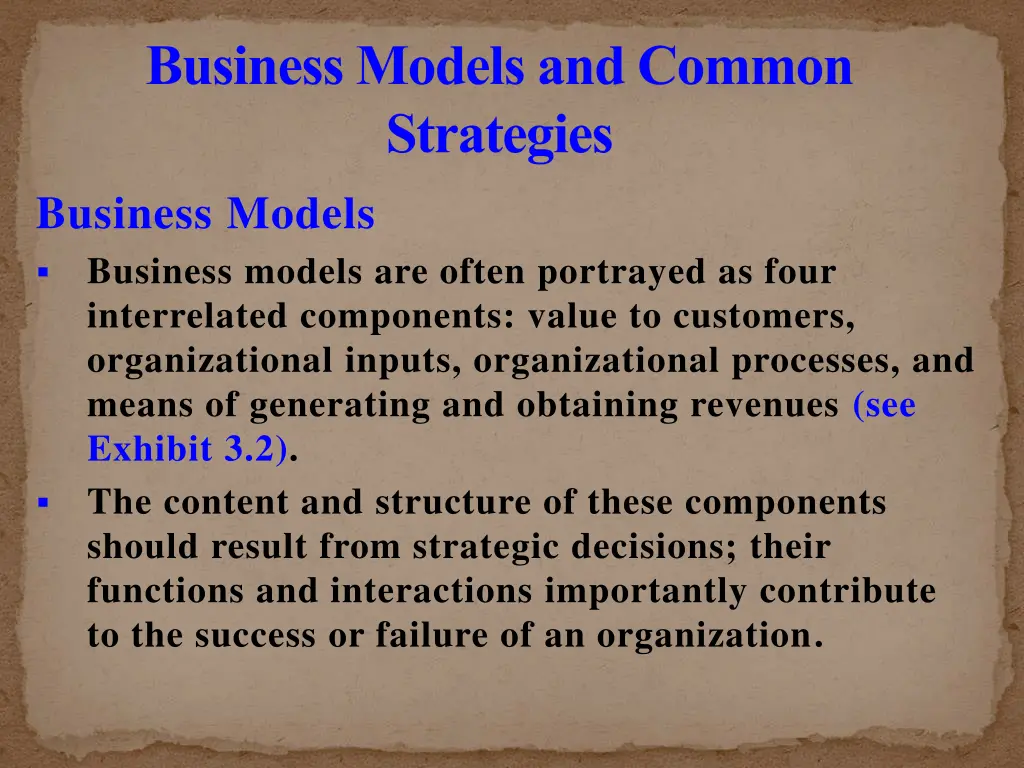 business models and common strategies 17