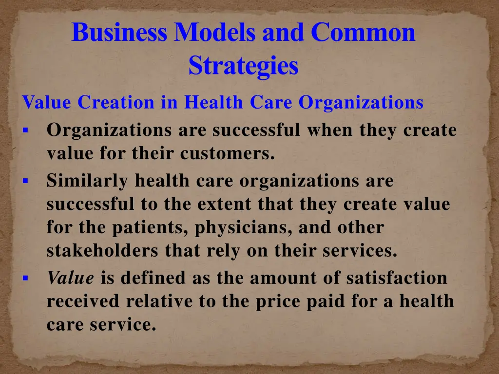 business models and common strategies 2