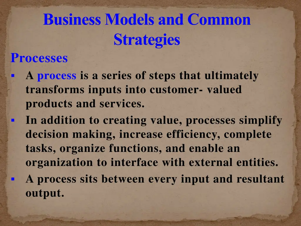 business models and common strategies 24