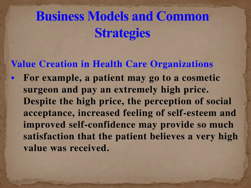 business models and common strategies 3