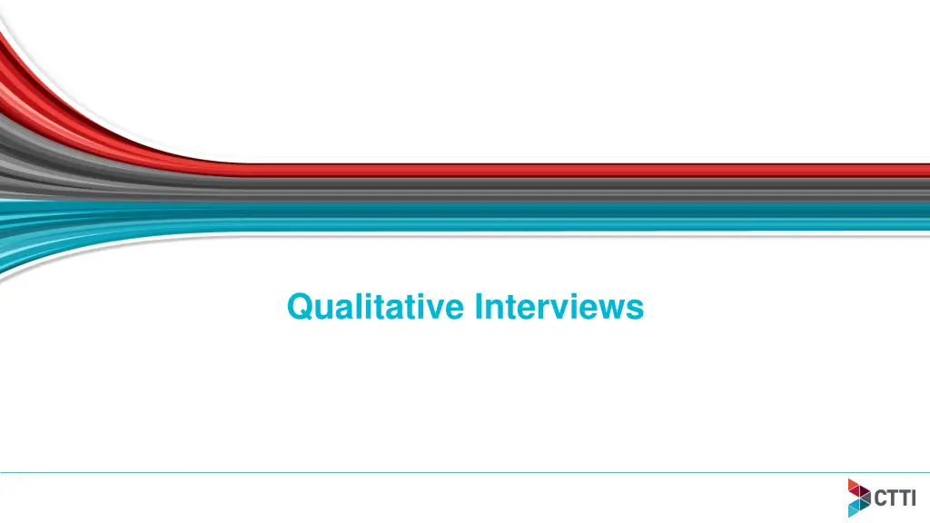 qualitative interviews