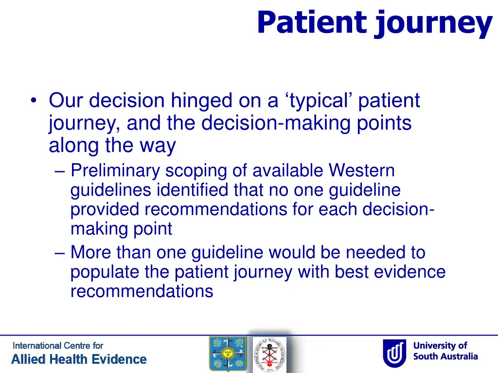 patient journey