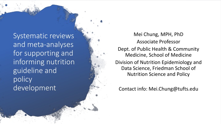 mei chung mph phd associate professor dept