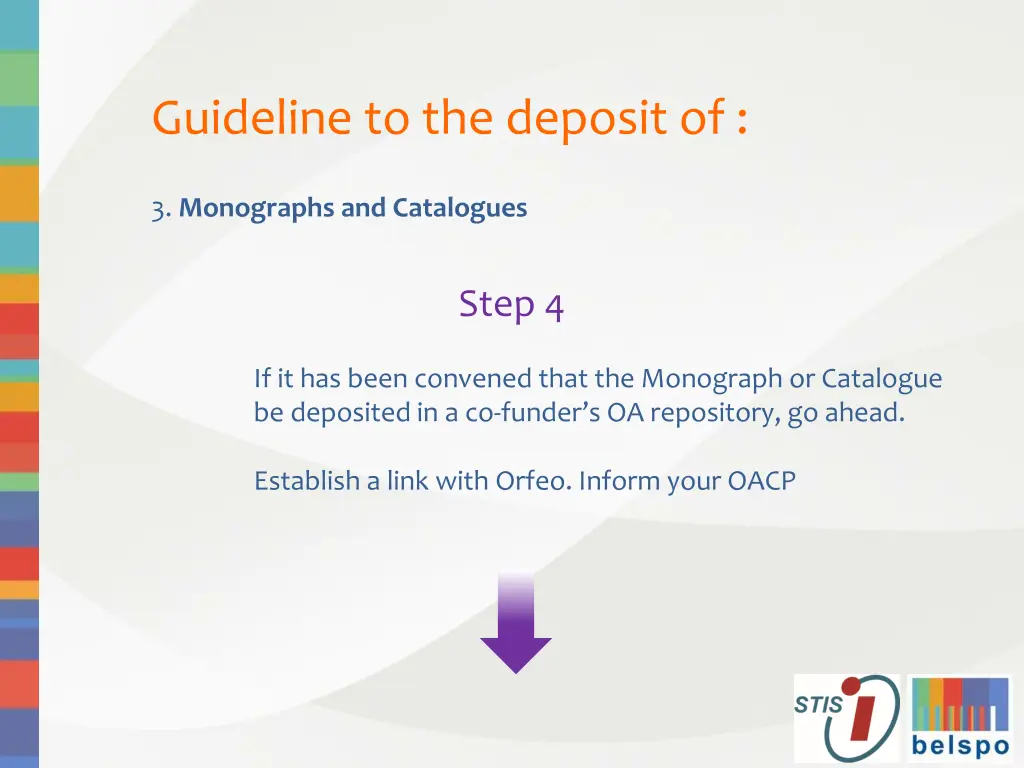 guideline to the deposit of 12