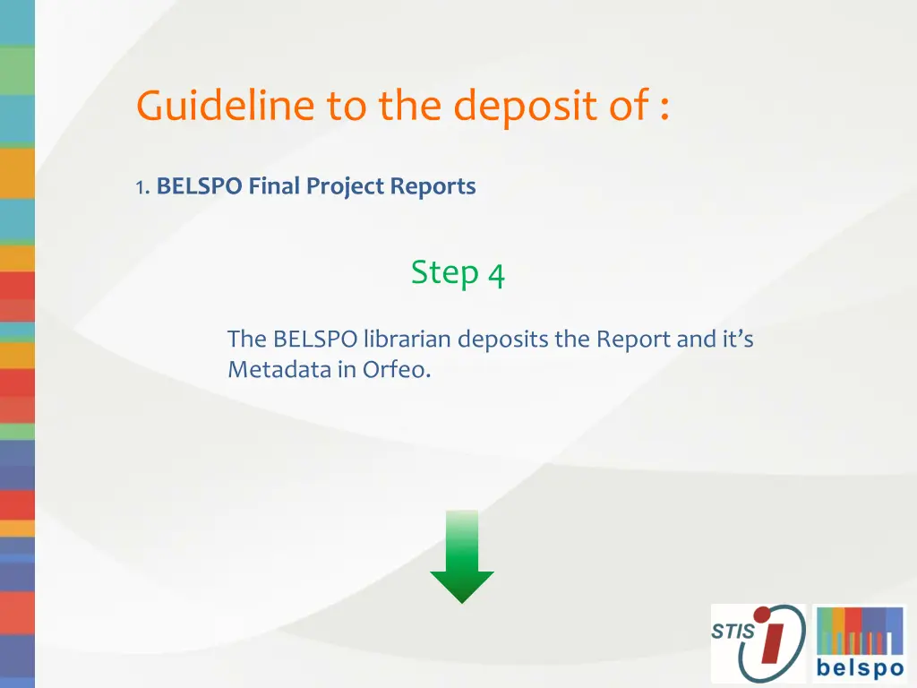 guideline to the deposit of 3