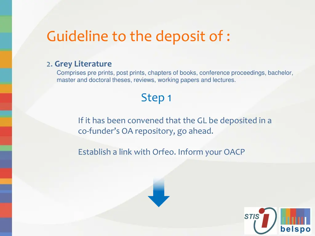 guideline to the deposit of 4