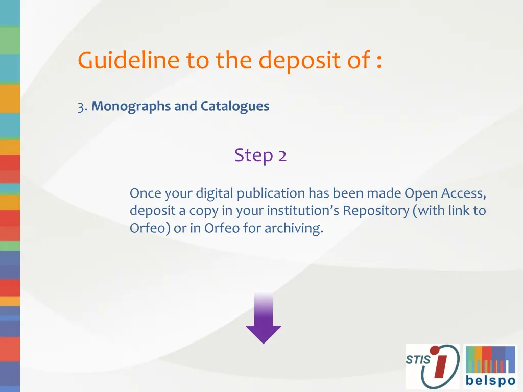 guideline to the deposit of 9