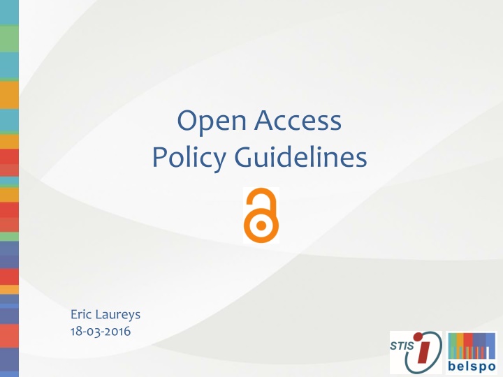 open access policy guidelines