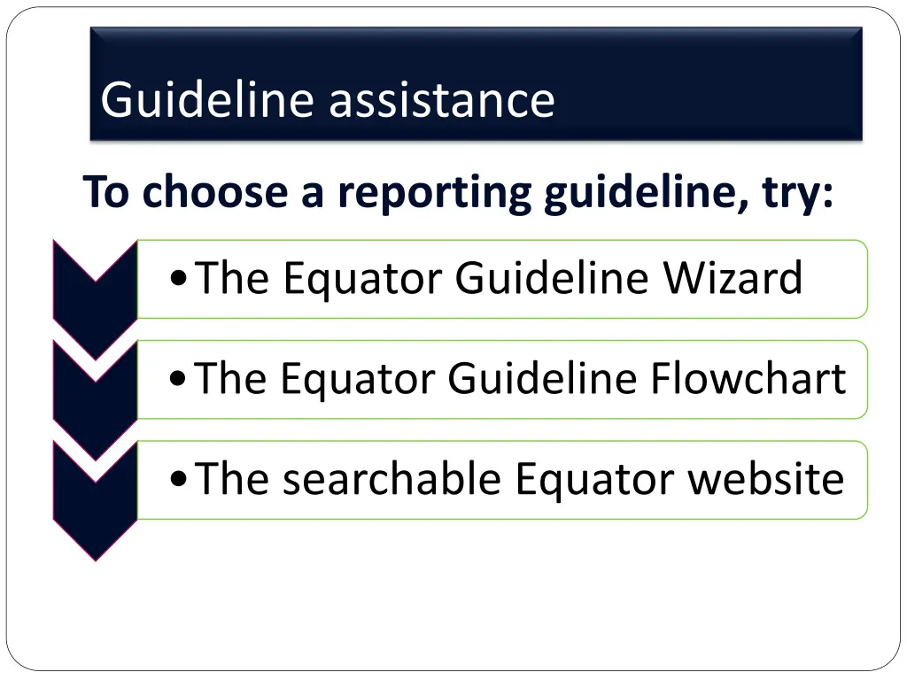 guideline assistance