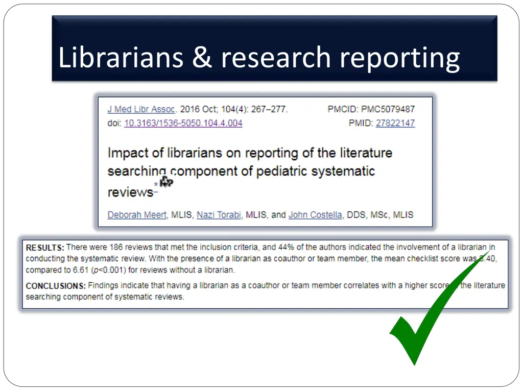 librarians research reporting 1