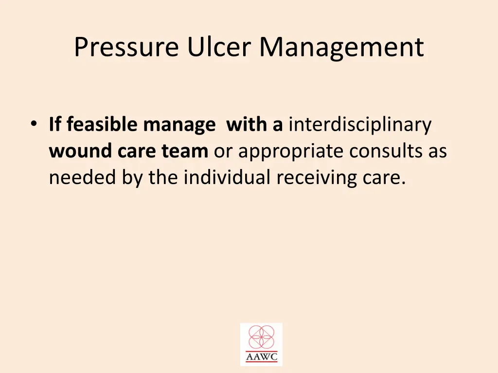 pressure ulcer management