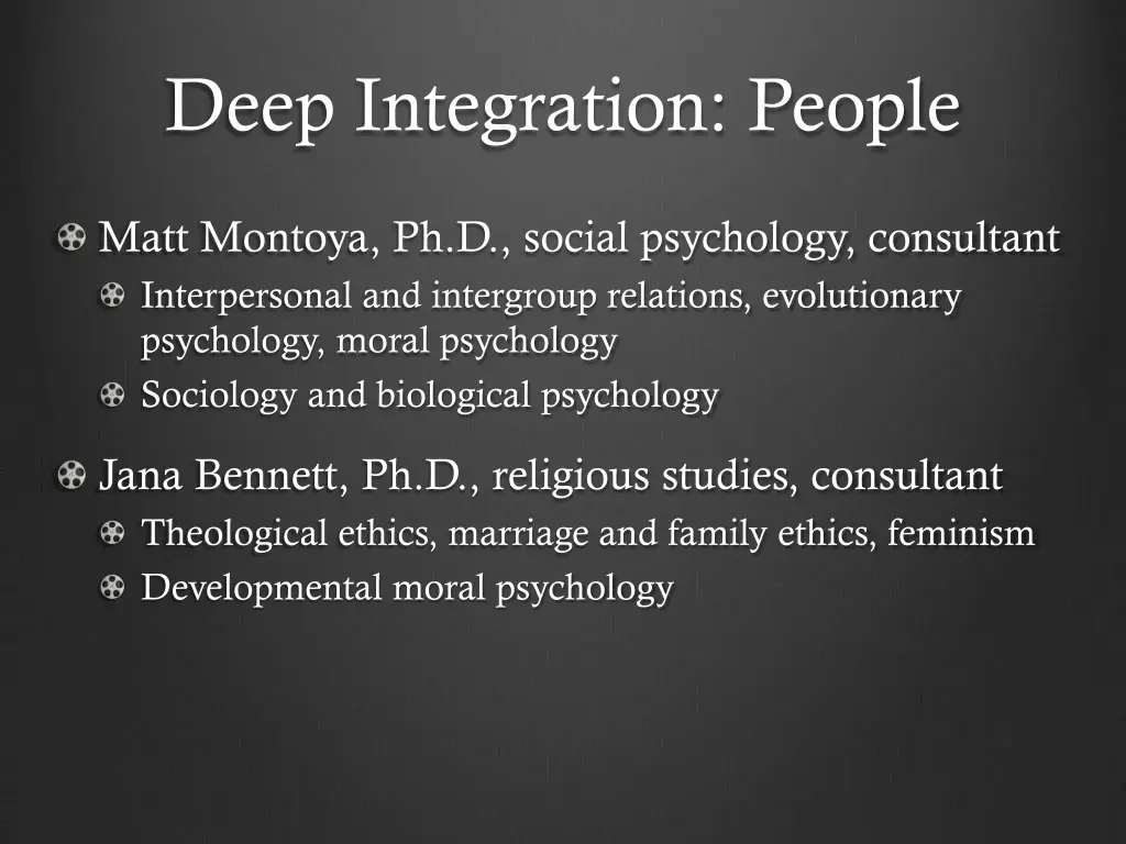 deep integration people 1