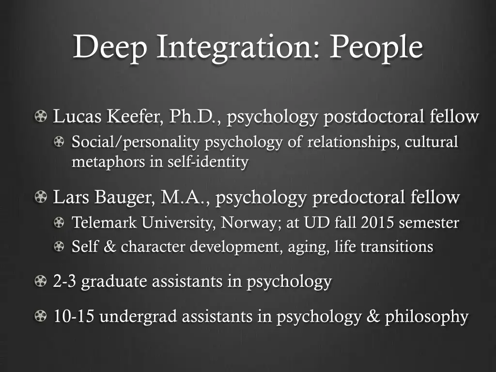 deep integration people 2