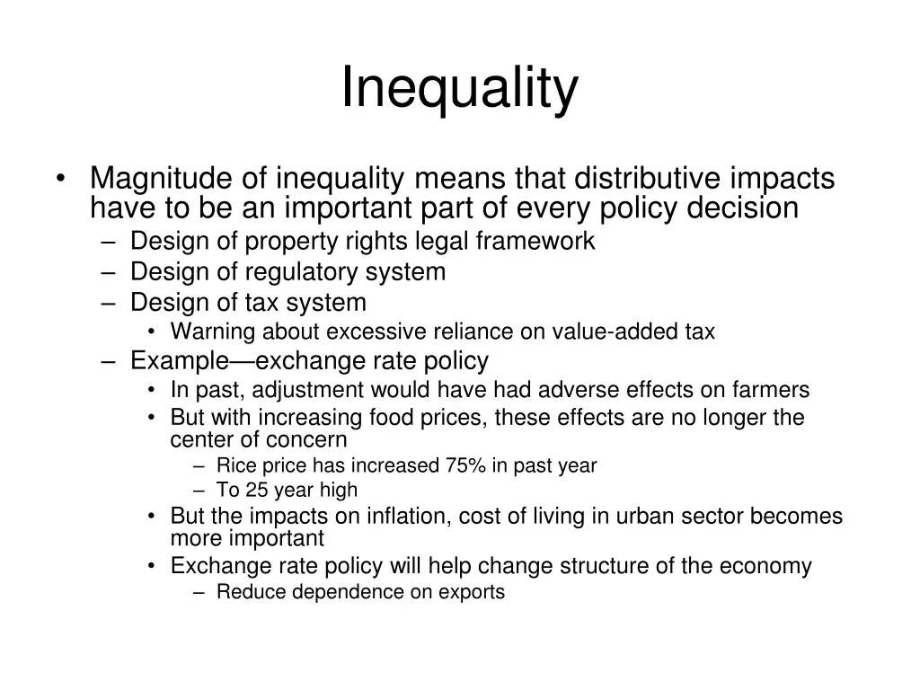 inequality