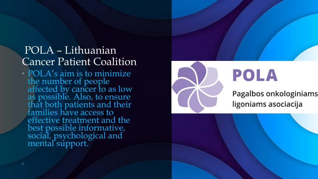 pola lithuanian cancer patient coalition pola