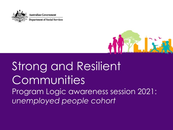 strong and resilient communities program logic