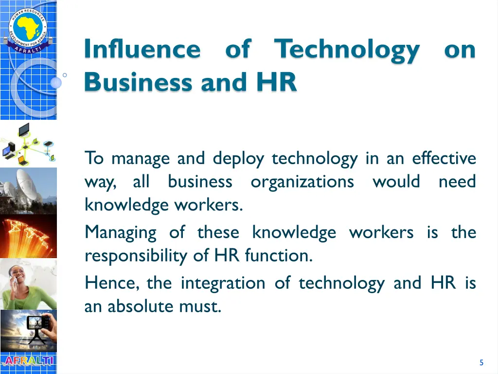 influence of technology on business and hr