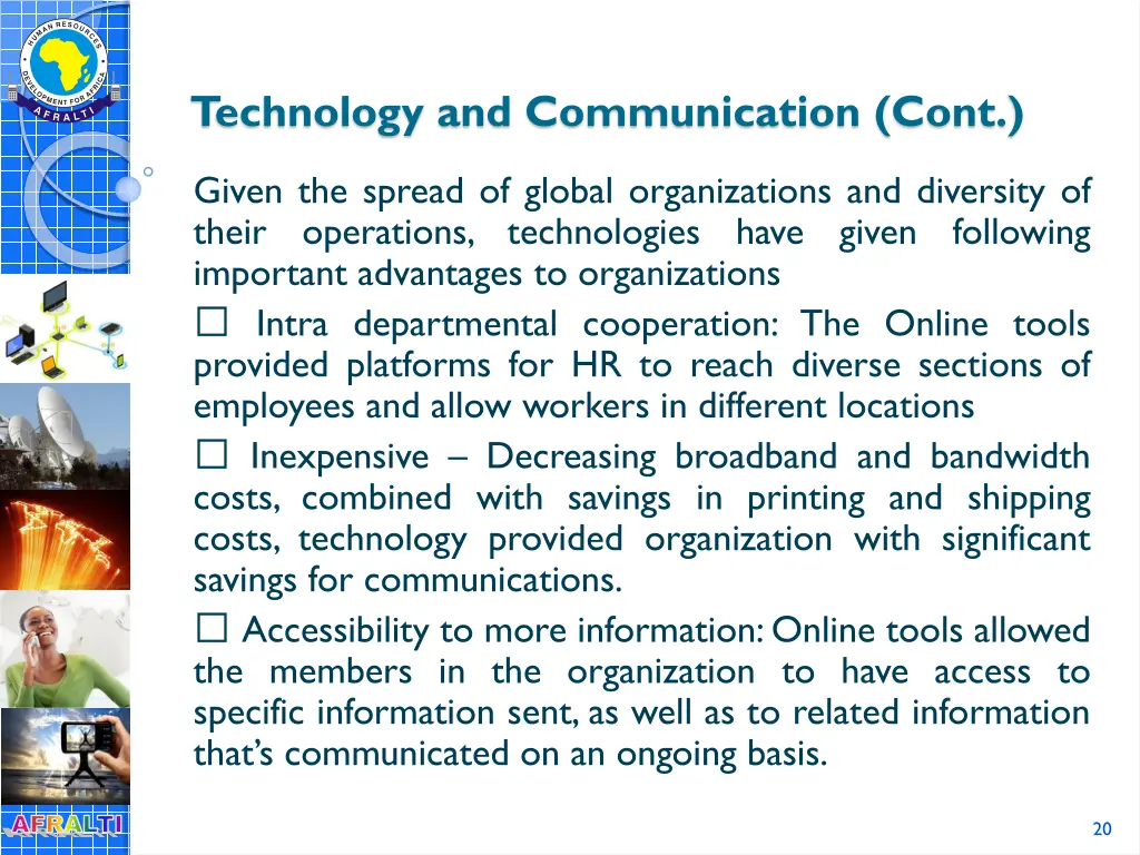 technology and communication cont 3