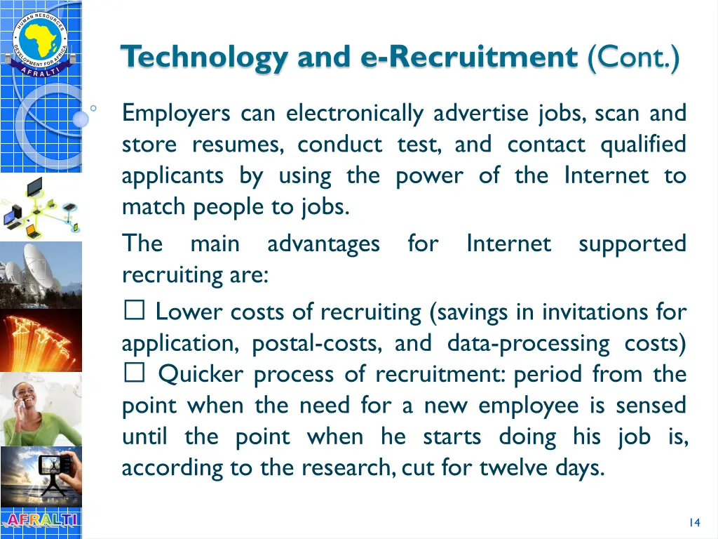 technology and e recruitment cont