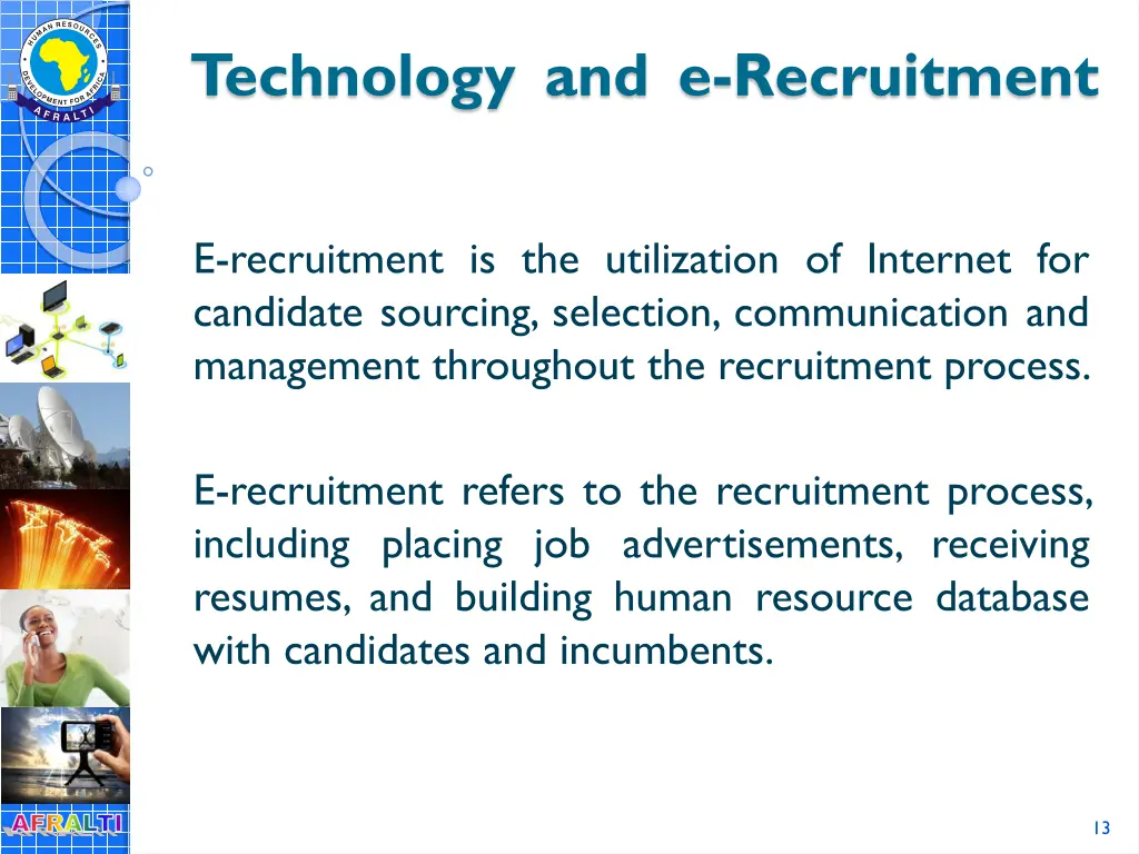 technology and e recruitment