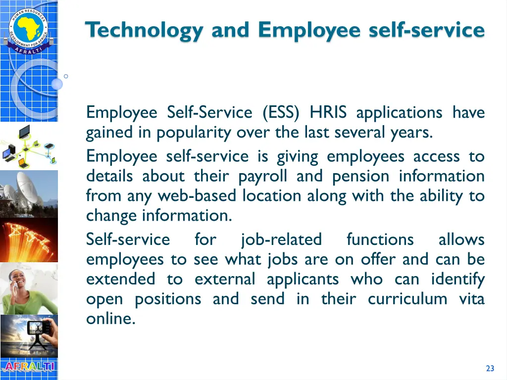 technology and employee self service