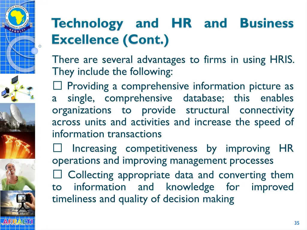 technology and hr and business excellence cont