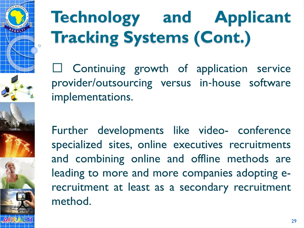 technology tracking systems cont