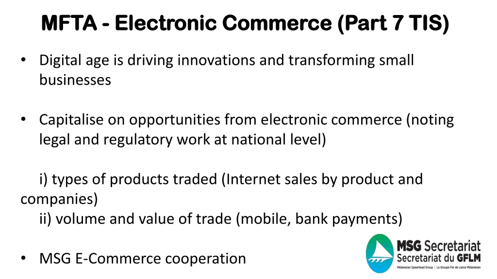 mfta mfta electronic commerce part