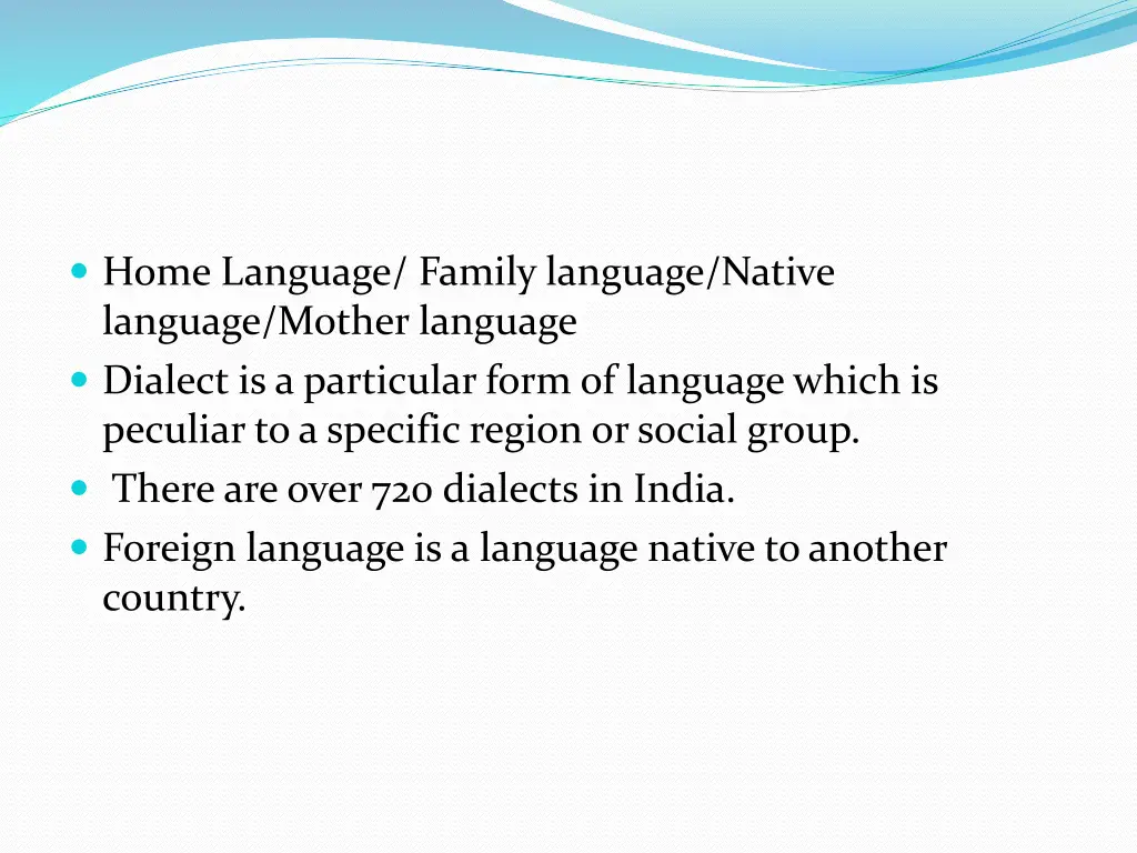 home language family language native language