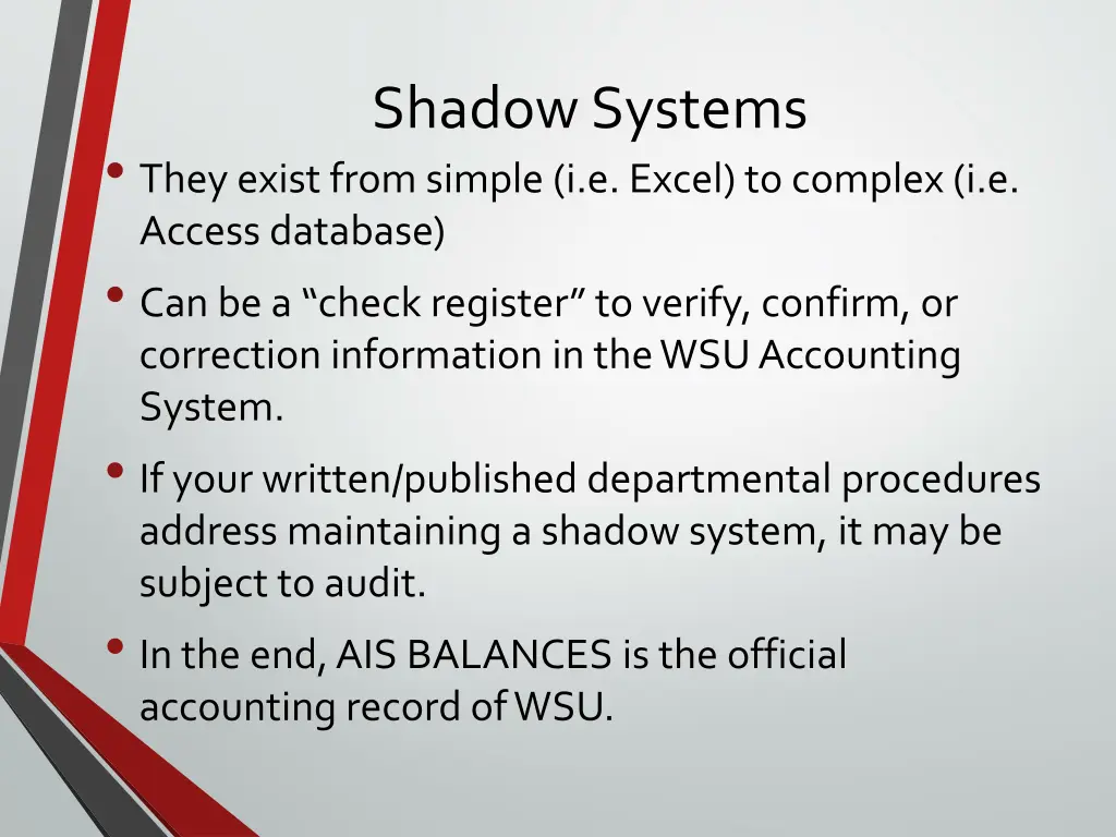 shadow systems