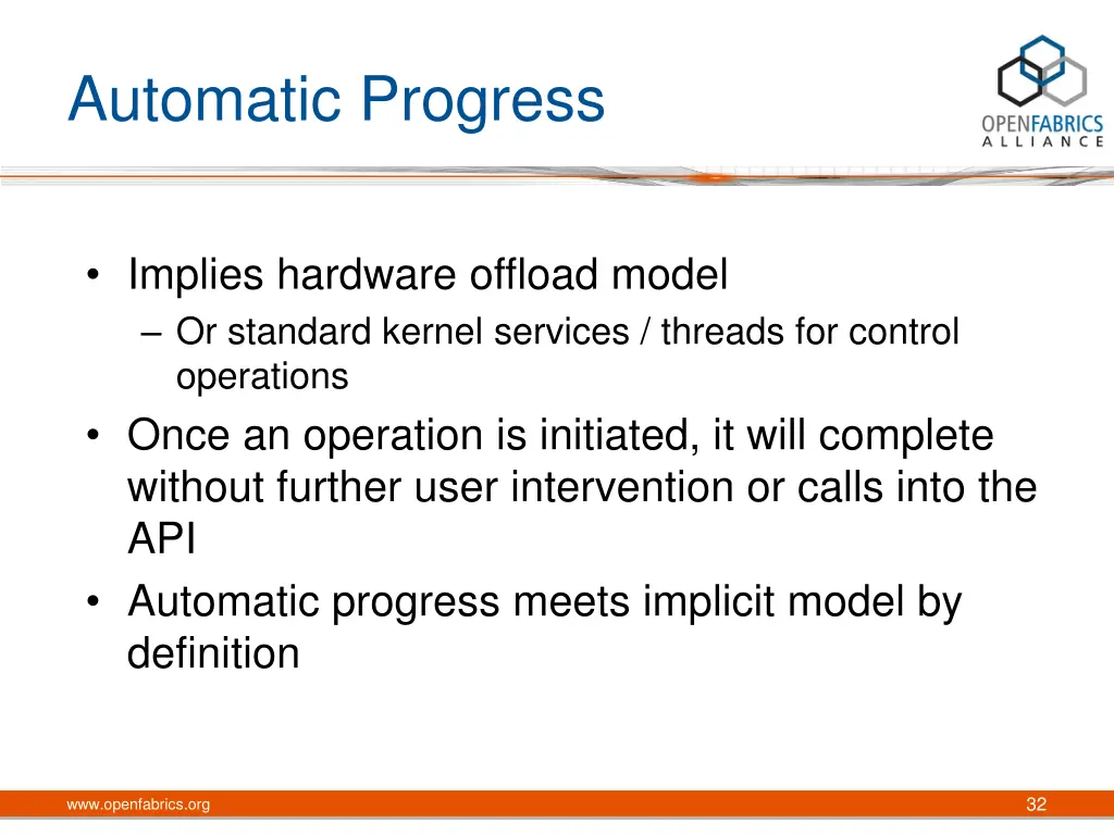 automatic progress