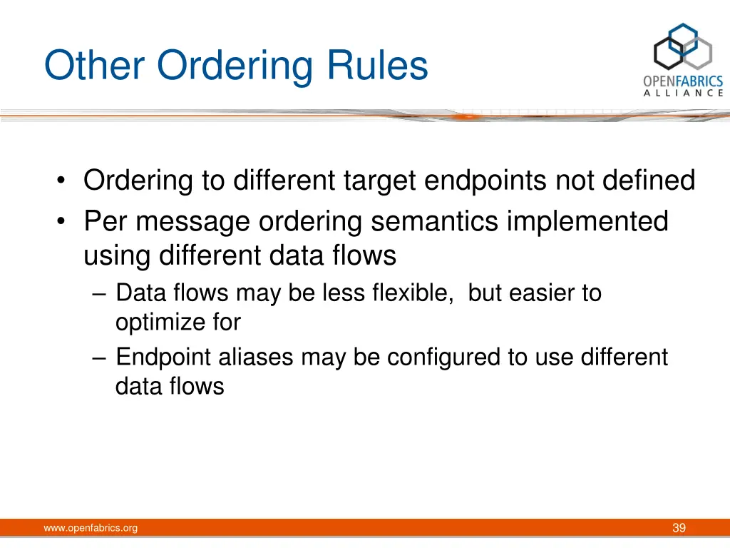 other ordering rules