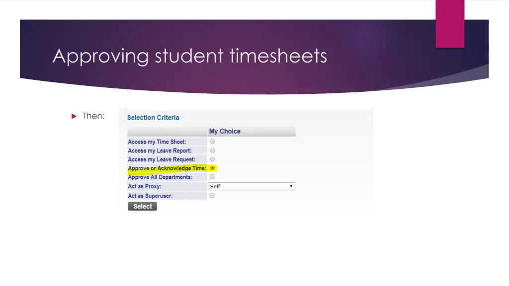 approving student timesheets 1