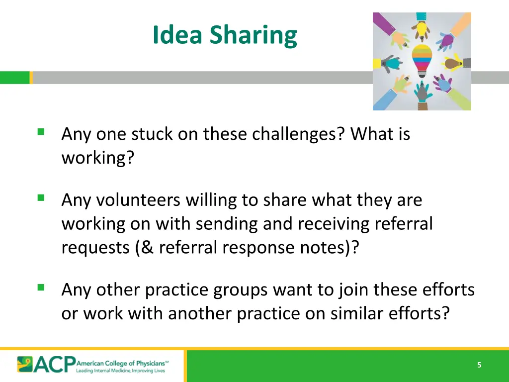 idea sharing