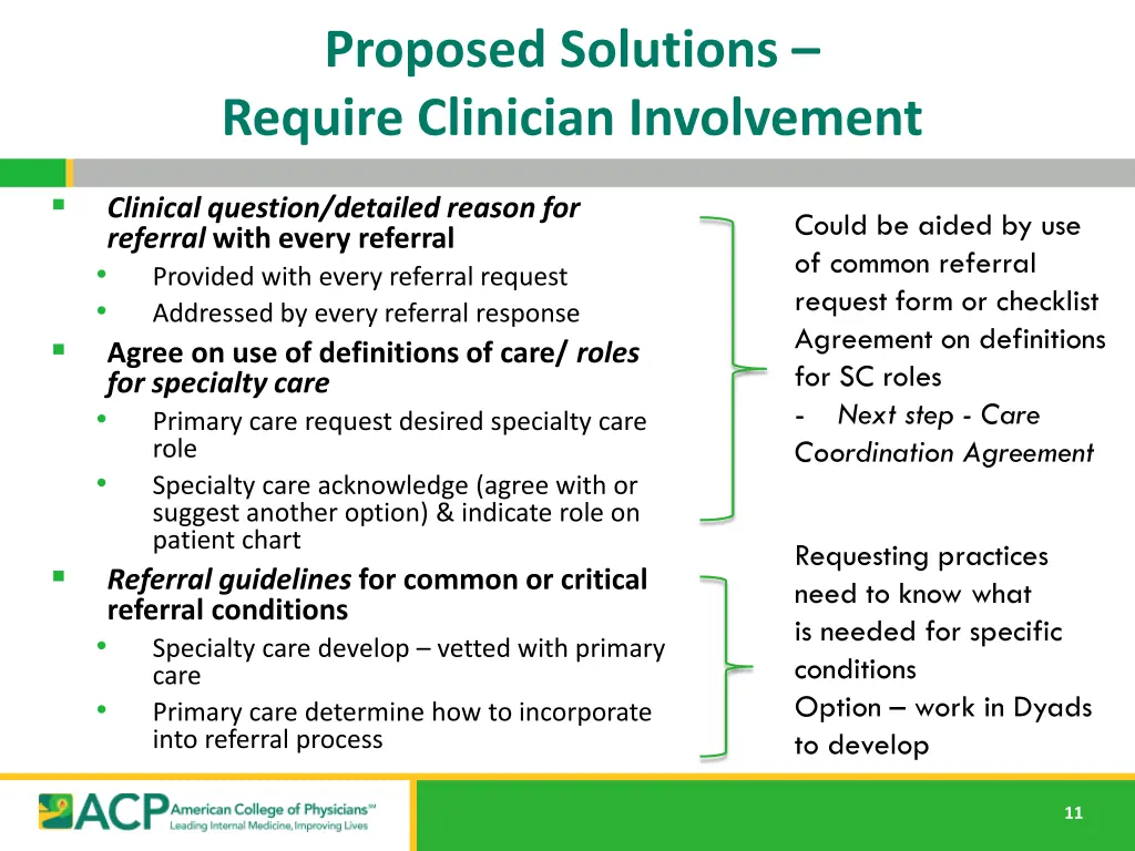 proposed solutions require clinician involvement