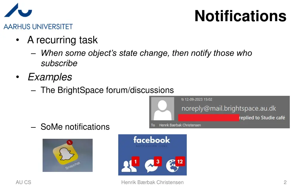 notifications