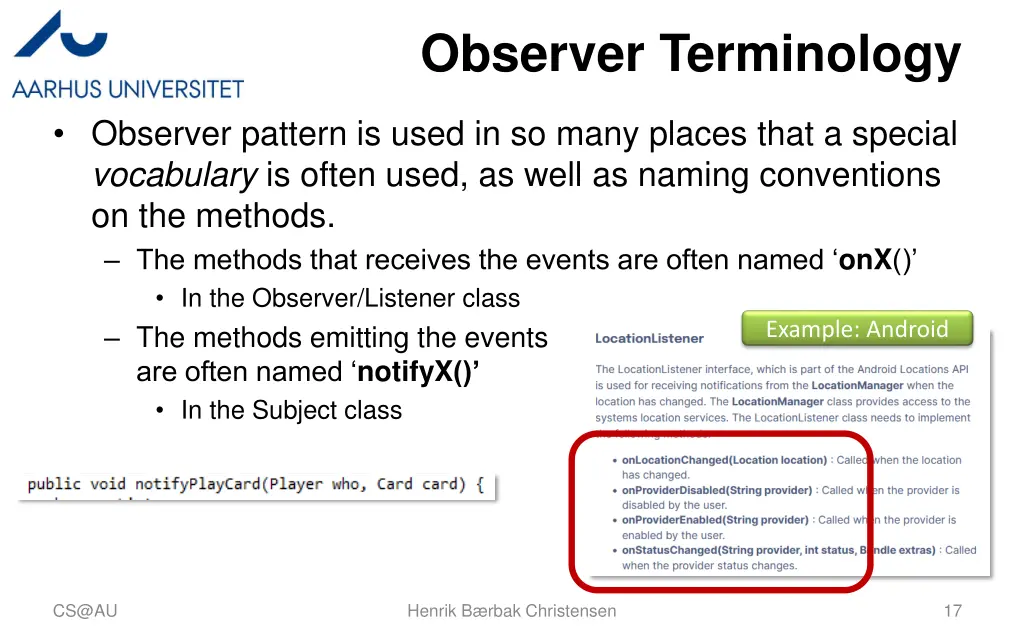 observer terminology 1