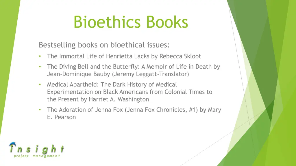 bioethics books