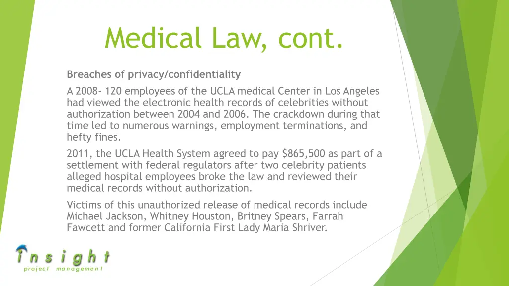 medical law cont 1