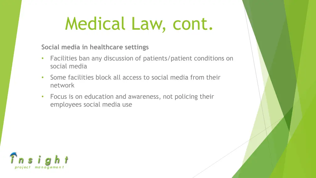 medical law cont 2