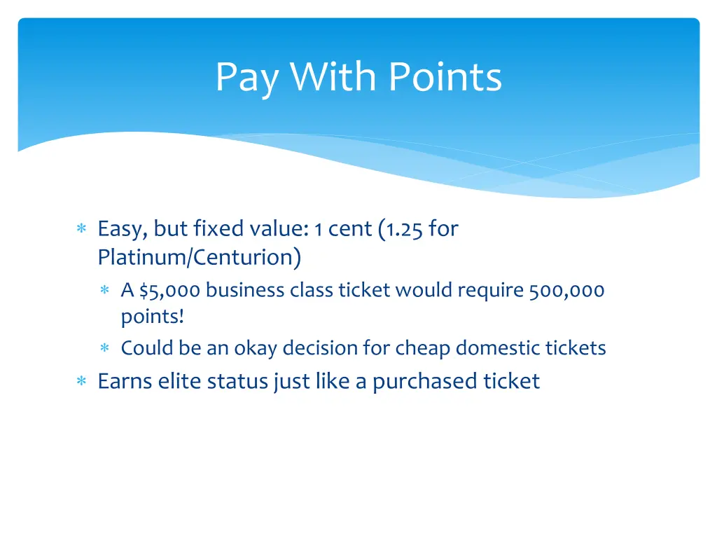 pay with points