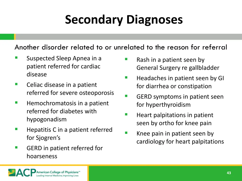 secondary diagnoses 1