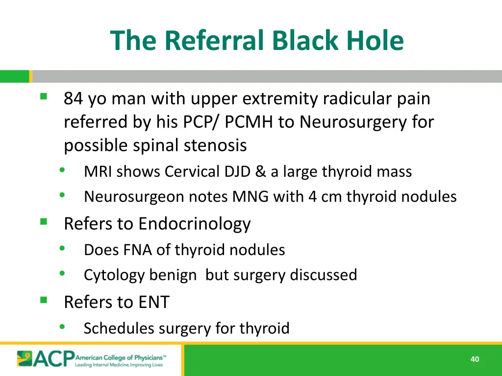 the referral black hole